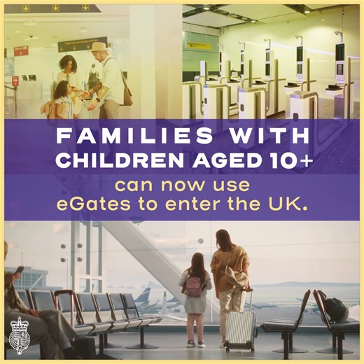 Passport e-gates now open for children aged 10 and 11 🤩 Children aged 10 and 11 are now able to use the ePassport gates at Passport Control (10 - 17-year-olds must be accompanied by an adult). 😊 This means that anyone over the age of 10 with a chipped passport and from a supported country can use our ePassport gates for faster and quicker checks. Please remember to: ✅ Remove your passport from any cover and have it ready on the photo page ✅ Remove all hats and sunglasses in advance | Bristol A