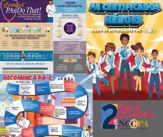 NCCPA offers resources for students of all ages to learn about PAs: a coloring book (elementary school), a board game (middle school), and infographics (high school and college). Download and print them here: https://bit.ly/458xHVl | National Commission on Certification of Physician Assistants (NCCPA)