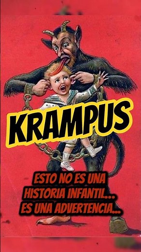 🎅🏻KRAMPUS, el demonio de Navidad ☠️ #terrorymisterio #leyendas #krampuslauf #krampus