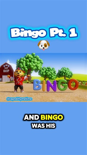 Bingo (Rap Remix) Pt. 1 🐶 | B-I-N-G-O | Hip Hop Nursery Rhymes and Kids Songs
