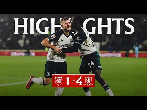 Highlights | Hull 1 Boro 4 | Matchday 19