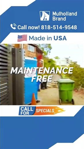 Modern Aluminum Driveway Gate | Mulholland Brand