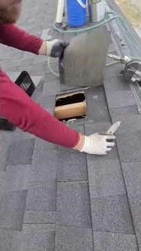 installing turtle vent #roofing #roofer #ruferos #satisfying #fyp #f