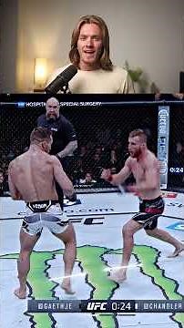 How Gaethje Knocked Down Chandler 👊 | Technique Breakdown #UFCWhiteHouse #breakdown