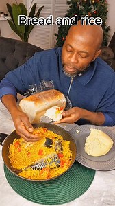 My first time eating Swallow and rice #fyp #viral #trending | Kindness Asemota Asemota