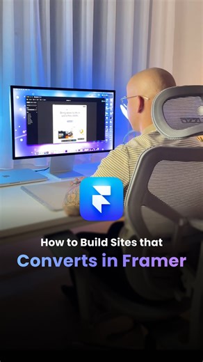 A good-looking website isn’t enough. Let’s build a site that converts using @framer ⚡️ 1. Go to Framer and create a new project 2. Start with design pages 3. Ideate multiple variants side by side 4 When finished Promote them to a web page 5. Set up as A/B test variants, publish, gain data 6. And analyze to identify the best option #framer #FramerPartner #webdesign #nocode #websitedesigner | janm_ux