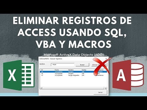 Delete Access records from Excel using VBA, SQL Query and ADO @EXCELeINFO