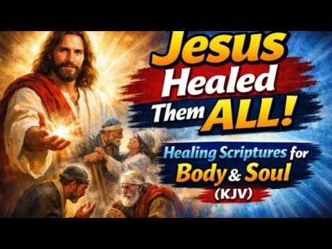 Jesus Healed Them All | Healing Scriptures for Body & Soul (KJV) #healingprayer #healingscriptures