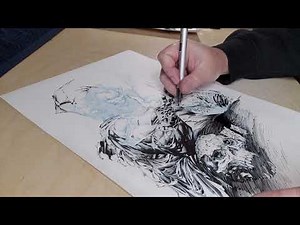 MARC SILVESTRI INKING DEMO