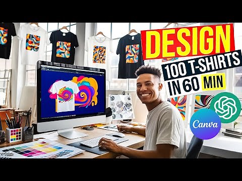 Ultimate T-Shirt Design Hack: 100 Designs in 1 Hour Using ChatGPT!