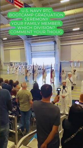 U.S. Navy RTC Bootcamp Graduation Ceremony #bootcamp #rtc #militarybootcamp #usnavy #today