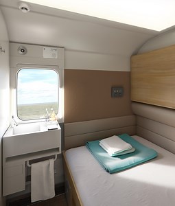 Caledonian Sleeper service previews its new accommodations - Economy Class & Beyond