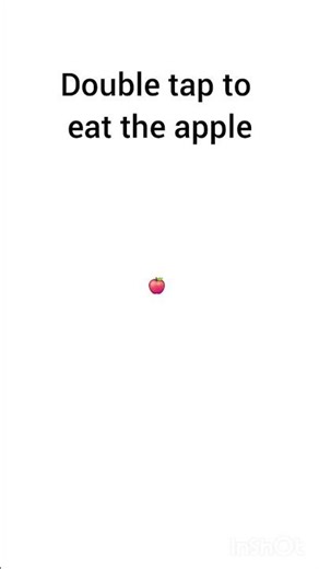 double tap to eat the 🍎😳!! #trending #tutorial #apple #cute #games #shorts #fypシ #fypシ゚viral