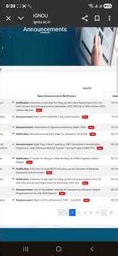 IGNOU का Notification कैसे देखें (Step-by-Step Guide 2025)