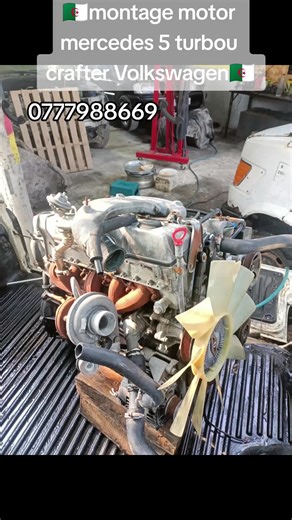 Montage moteur Mercedes Sprinter 216 CDI