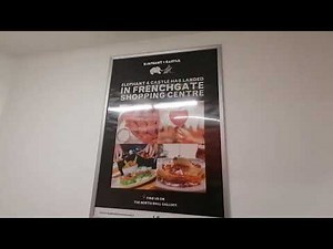 Doncaster Frenchgate Centre Stairs Many Flights Walking Down on 7 April 2023