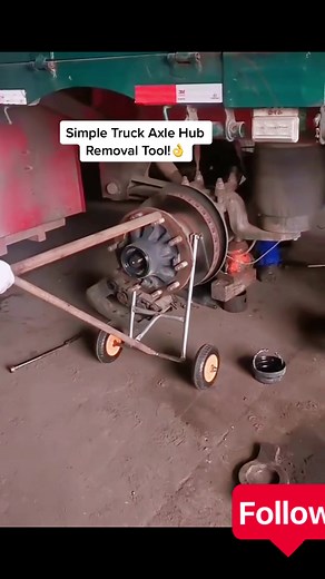 DIY Truck Axle Hub Removal Tool for Easy Truck Repair