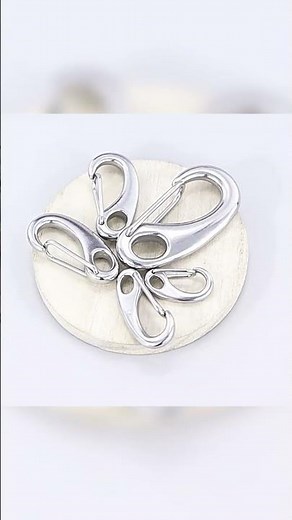 Carabiner Snap Hook 304 Stainless Steel Spring Gate Snap Hook Clip