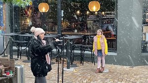 903K views · 10K reactions | This would be a stunning version of Adele’s Easy On Me even if it wasn’t being delivered in the middle of a freezing blizzard. Her name is Lauren Eve, busking in Altrincham this lunchtime. She deserves to go far  | Altrincham Today | Facebook