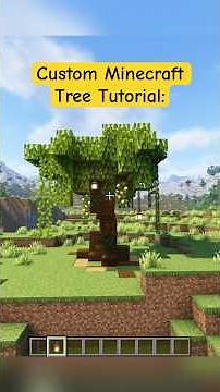 How I Build Custom Trees in #Minecraft 🌳