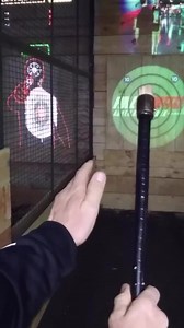 Well that’s not easy #axe #AxeThrowing | Jason the Great