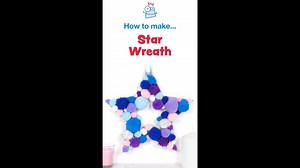 4.4K views · 37 reactions | Create your own winter wonderland with this magical Star Wreath! ⭐ | Baker Ross | Facebook
