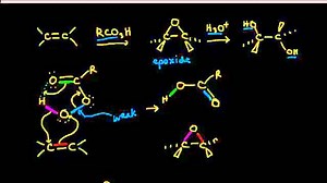 Epoxide formation and anti dihydroxylation