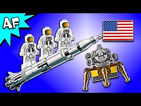 Lego ideas NASA Apollo Saturn V Speed Build