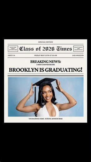 Graduation Invite Canva Template | Class of 2026