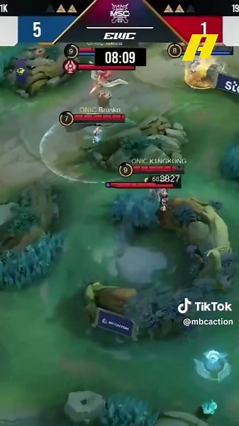 مباراة حماسية بين ONIC ID و ONIC PH في Mobile Legends