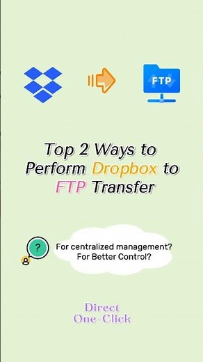 Transfer Dropbox Files to FTP without Downloading | Fast & Easy #multcloud #cloudstorage