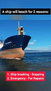 5.1K views · 47 reactions | Two main purposes of beaching a ship 1....