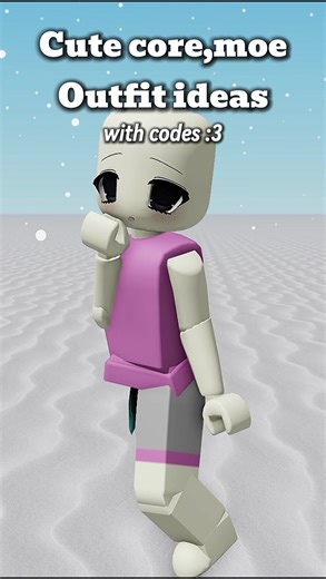 Adorable Moe Cutecore Outfit Ideas for Roblox