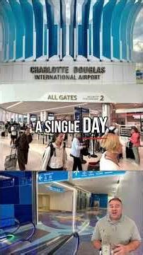 CLT Airport: Thanksgiving Travel Test After Major Upgrade! #shorts