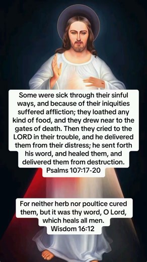 Love 💓 Jesus Sent Forth His Word and Healed Them By Love