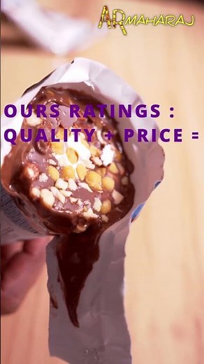 🍦 Arun Vanilla Ice Cream Cone (₹50) | Rating & Review 🔥 #shorts