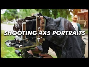 Learning 4X5 Large Format || Studio Portraits
