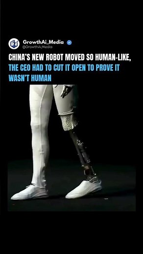 🤖 China’s new Humanoid Robot Moves So Realistically they Had To Cut It Open To Prove It's a Robot