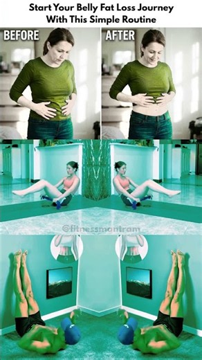 Exercise for Belly Fat🔥Start your belly fat loss journey with this simple routine!🔥#fitnessmantram