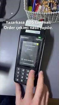 #YAZARKASA POS’tan mail Order çekimi nasıl yapılır.