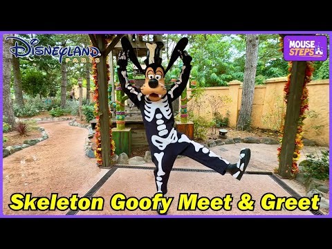Skeleton Goofy Meet & Greet at Disneyland Paris - Halloween Festival 2024