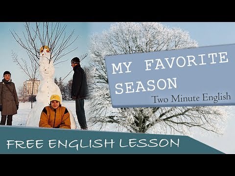 My Favorite Season - English Videos Lessons