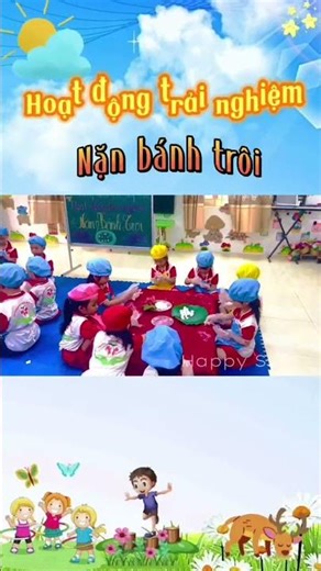 Hoạt động trải nghiệm nặn bánh trôi lớp c5