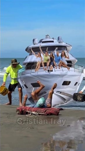 "Imagine seeing a real ship coming at you like THIS 😱💨"