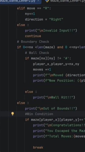 Maze Game (Level 2) (Part 2) #pythongame #codingtutorial #chimpanzeecodes #codinglife #programming