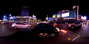 360° Video - Las Vegas at Night - 4K