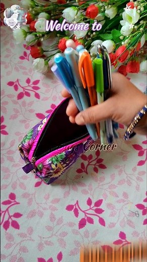Diy pencil pouch making