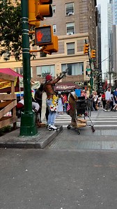 2K views · 67 reactions |  Just someone who couldn’t resist the beat on the street… Wearing a mask to stand out, but the moves? Kinda basic Still, there’s something fun about it — makes you smile! ✨Sometimes it’s not about being perfect, just enjoying the moment What do you think of the dance performance? 樂️‍♀️ | New Yorkers Live | Facebook