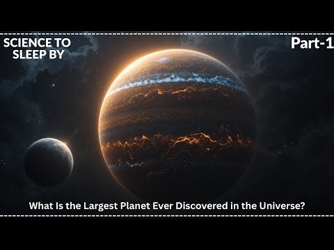 What Is the Largest Planet Ever Discovered in the Universe? | Part 1 | SCIENCE TO SLEEP BY
