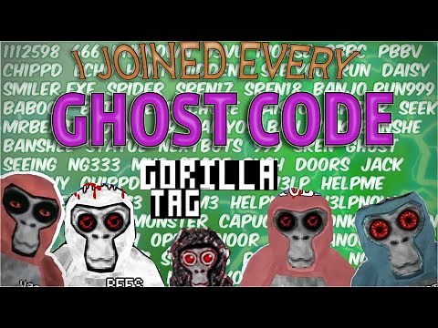 I Hunted EVERY Gorilla Tag Ghost Code!